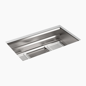 K5540-NA Prolific Stainless Steel Undermount - Single Bowl Kitchen Sink - Stainless Steel