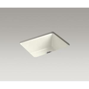 K5872-5UA1-96 Riverby White/Color Undermount - Single Bowl Kitchen Sink - Biscuit