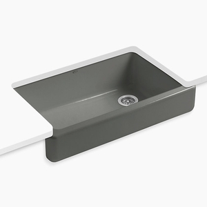 K6488-58 Whitehaven Apron Front / Specialty Sink Kitchen Sink - Thunder Grey K6488-58 Whitehaven Apron Front / Specialty Sink Kitchen Sink - Thunder Grey