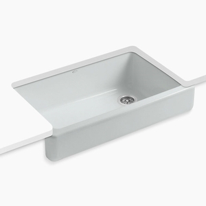 K6488-95 Whitehaven Apron Front / Specialty Sink Kitchen Sink - Ice Grey K6488-95 Whitehaven Apron Front / Specialty Sink Kitchen Sink - Ice Grey