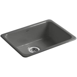 K6585-58 Iron/Tones White/Color Single Bowl Kitchen Sink - Thunder Grey K6585-58 Iron/Tones White/Color Single Bowl Kitchen Sink - Thunder Grey