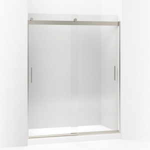 K706009-L-MX Levity Shower Door - Sliding Shower Door - Matte Nickel