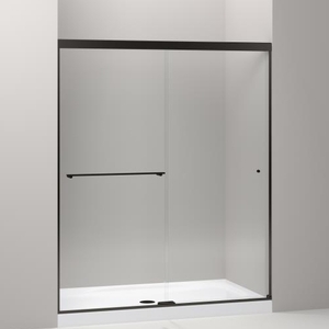 K707201-L-ABZ Revel Shower Door - Sliding Shower Door - Anodized Dark Bronze K707201-L-ABZ Revel Shower Door - Sliding Shower Door - Anodized Dark Bronze