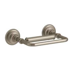 K72573-BV Artifacts Paper Holder Bathroom Accessory - Vibrant Brushed Bronze