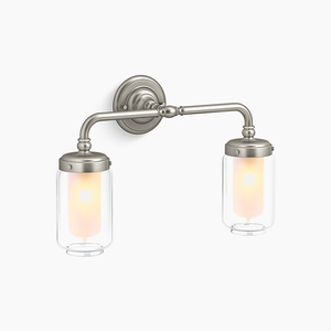 K72582-BN Artifacts 2 Bulb Bathroom Lighting - Vibrant Brushed Nickel K72582-BN Artifacts 2 Bulb Bathroom Lighting - Vibrant Brushed Nickel
