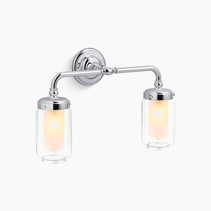 K72582-CP Artifacts 2 Bulb Bathroom Lighting - Polished Chrome K72582-CP Artifacts 2 Bulb Bathroom Lighting - Polished Chrome