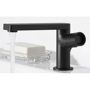 K73050-7-BL Composed Single Hole Bathroom Faucet - Matte Black