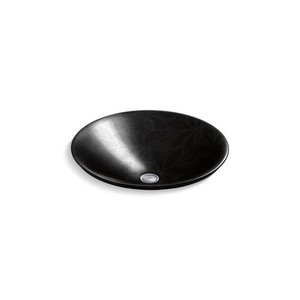 K75748-FP2-7 Sartorial Vessel Style Bathroom Sink - Black