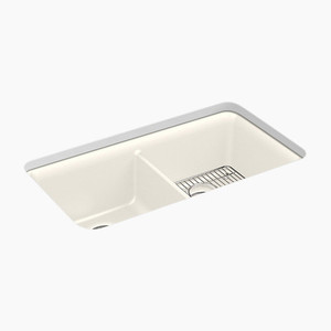 8199-CM5 Cairn White/Color Undermount - Double Bowl Kitchen Sink - Matte Beige 8199-CM5 Cairn White/Color Undermount - Double Bowl Kitchen Sink - Matte Beige