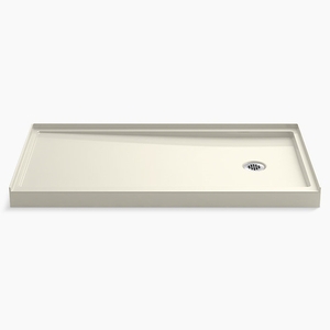 K8458-96 Rely Single Threshold 48'' and Larger Shower Base - Biscuit K8458-96 Rely Single Threshold 48'' and Larger Shower Base - Biscuit