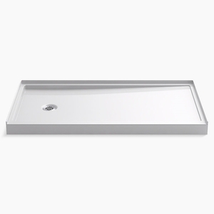 K8459-0 Rely Single Threshold 48'' and Larger Shower Base - White