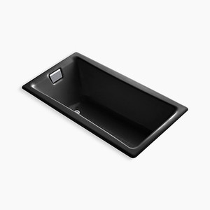 K850-7 Tea-For-Two 60'' x 32'' Soaking Tub - Black