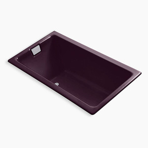 855-PLM Tea-For-Two 66" Soaking Tub - Black Plum 855-PLM Tea-For-Two 66" Soaking Tub - Black Plum