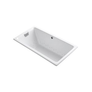 K856-V-0 Tea-For-Two 66" Whirlpool Bath - White