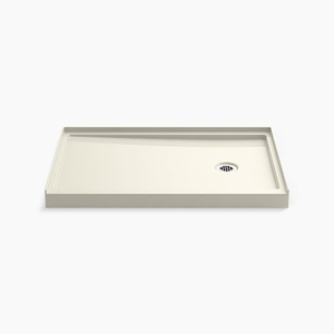 K8638-96 Rely Single Threshold 48'' and Larger Shower Base - Biscuit K8638-96 Rely Single Threshold 48'' and Larger Shower Base - Biscuit