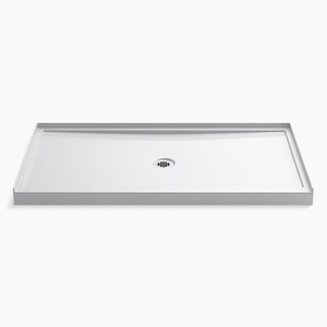 K8649-0 Rely Single Threshold 48'' and Larger Shower Base - White