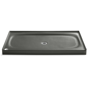 K9055-58 Salient Single Threshold 48'' and Larger Shower Base - Thunder Grey