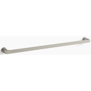 K97027-BN Avid Towel Bar Bathroom Accessory - Vibrant Brushed Nickel