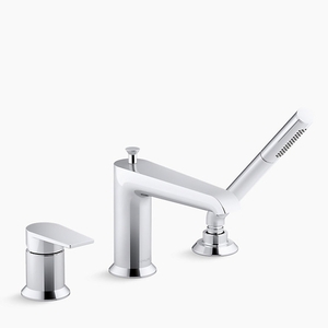 K97070-4-CP Hint Deck Mount With Handshower Tub Faucet - Polished Chrome K97070-4-CP Hint Deck Mount With Handshower Tub Faucet - Polished Chrome