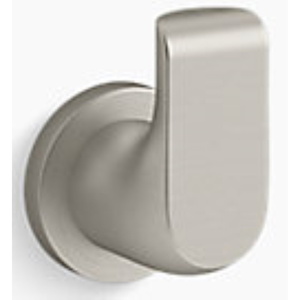 K97499-BN Avid Robe Hook Bathroom Accessory - Vibrant Brushed Nickel