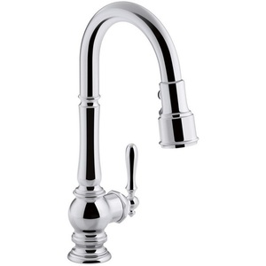 K99261-CP Artifacts Single Handle Kitchen Faucet - Polished Chrome