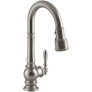 K99261-VS Artifacts Single Handle Kitchen Faucet - Vibrant Stainless