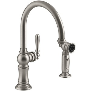 K99262-VS Artifacts Single Handle Kitchen Faucet - Vibrant Stainless