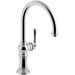 K99263-CP Artifacts Single Handle Kitchen Faucet - Polished Chrome