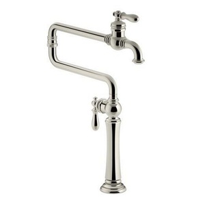 K99271-SN Artifacts Pot Filler Kitchen Faucet - Vibrant Polished Nickel