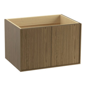 K99540-1WM Jute Vanity Base Bathroom Vanity - Walnut Flax