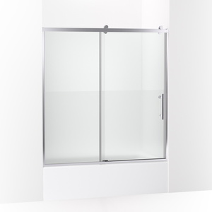 K702253-10G81-SHP Rely Tub & Shower - Sliding Shower Door - Bright Polished Silver K702253-10G81-SHP Rely Tub & Shower - Sliding Shower Door - Bright Polished Silver