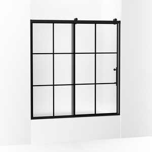 K702253-10G80-BL Rely Tub & Shower - Sliding Shower Door - Matte Black