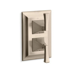 KT10422-4V-BV Memoirs Stately Thermostatic Valve Trim Trim Kit - Brushed Bronze