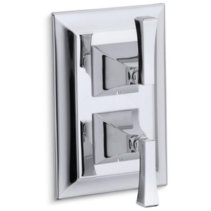 KT10422-4V-CP Memoirs Stately Thermostatic Valve Trim Trim Kit - Polished Chrome