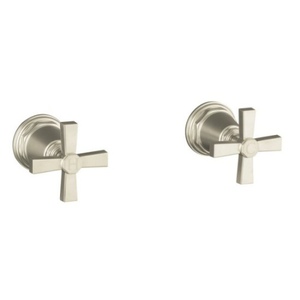 KT13141-3A-BN Pinstripe Pure Non-Thermostatic Valve Trim Trim Kit - Vibrant Brushed Nickel