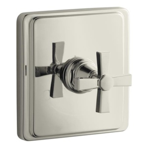 KT13173-3A-SN Pinstripe Pure Thermostatic Valve Trim Trim Kit - Vibrant Polished Nickel