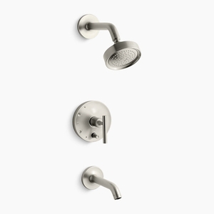 KT14420-4-BN Purist Tub & Shower Faucet Trim Trim Kit - Vibrant Brushed Nickel