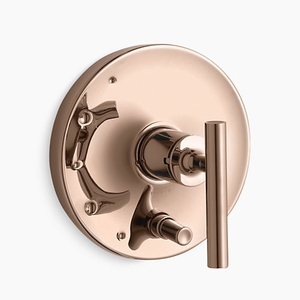 KT14501-4-RGD Purist Non-Thermostatic Valve Trim Trim Kit - Vibrant Rose Gold KT14501-4-RGD Purist Non-Thermostatic Valve Trim Trim Kit - Vibrant Rose Gold