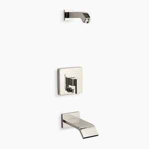 KT14664-4L-SN Loure Tub & Shower Faucet Trim Trim Kit - Vibrant Polished Nickel