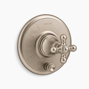 KT72768-3-BV Artifacts Non-Thermostatic Valve Trim Trim Kit - Vibrant Brushed Bronze