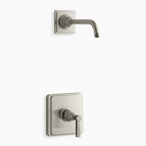 KTLS13134-4A-BN Pinstripe Shower Faucet Trim Trim Kit - Vibrant Brushed Nickel