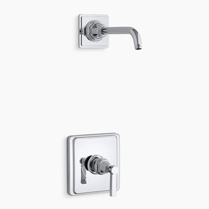 KTLS13134-4A-CP Pinstripe Shower Faucet Trim Trim Kit - Polished Chrome