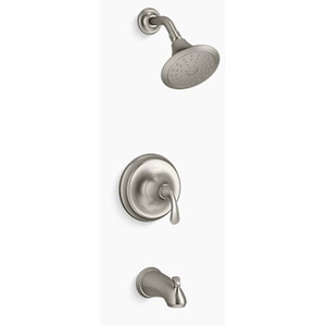 KTS10274-4G-BN/K8304-K-NA Forte One Handle Tub & Shower Faucet - Vibrant Brushed Nickel