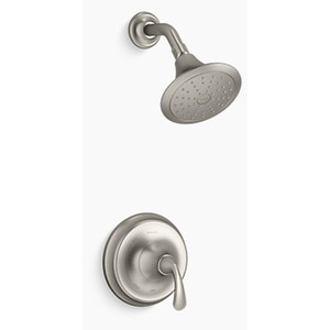 KTS10276-4G-BN/K8304-K-NA Forte Single Handle Shower Faucet - Vibrant Brushed Nickel