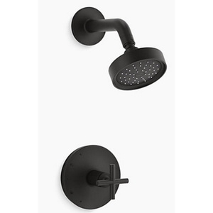 KTS14422-3G-BL Purist Shower Faucet Trim Trim Kit - Matte Black