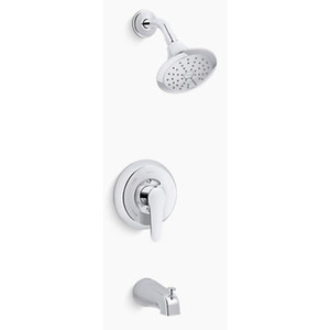 KTS98006-4G-CP/K8304-K-NA July One Handle Tub & Shower Faucet - Polished Chrome