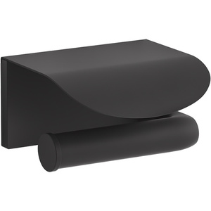 K97503-BL Avid Paper Holder Bathroom Accessory - Matte Black