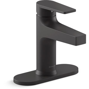 K37886-4-BL Taut Single Hole Bathroom Faucet - Matte Black