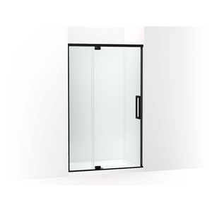 KCA37595-8L-BL Statement Shower Door - Swing Shower Door - Matte Black