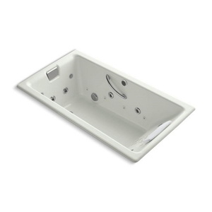 K856-V-NY Tea-For-Two 66" Whirlpool Bath - Dune